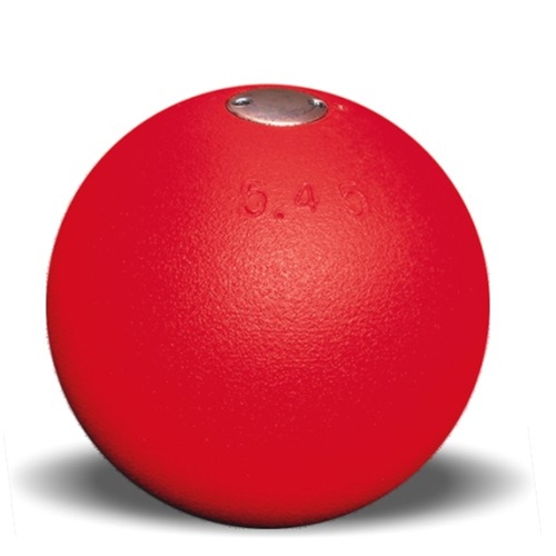 Blazer Athletic Turned Steel Shot Put in red