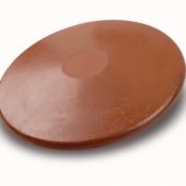 Blazer Athletic One Piece Circular Rubber Discus in brown color.